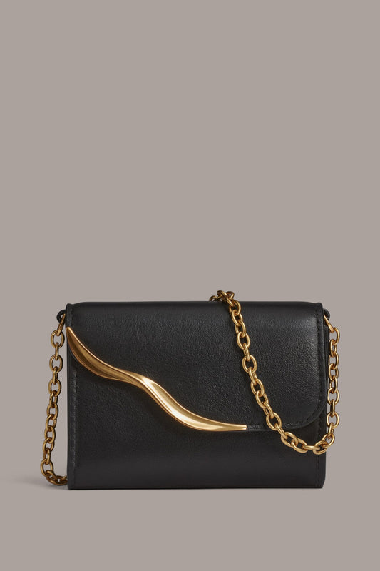 Black MALVERNE MINI CROSSBODY BAG Donna Karan