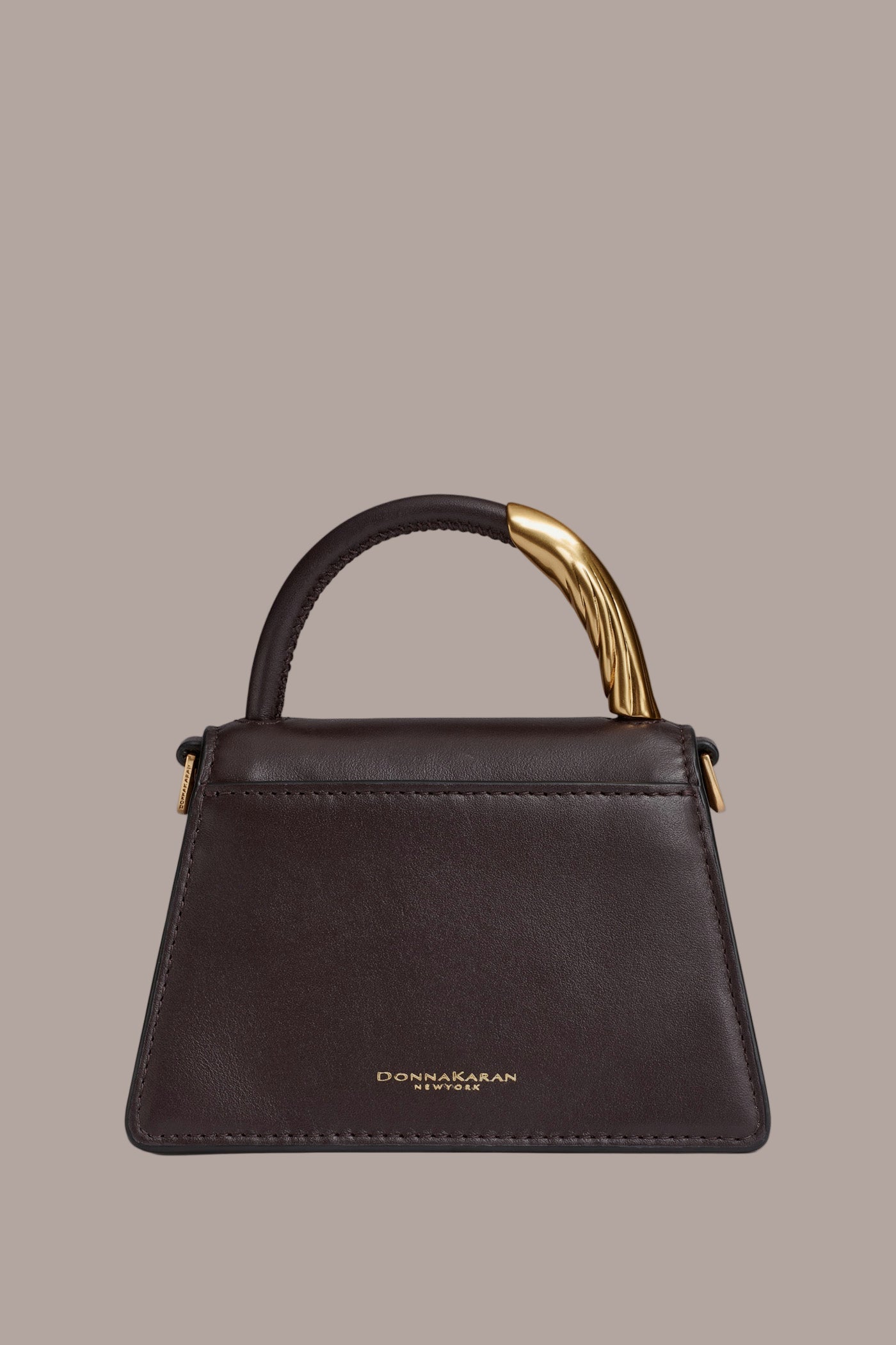 CHOCOLATE PLUM TULLE MINI CROSSBODY BAG Donna Karan