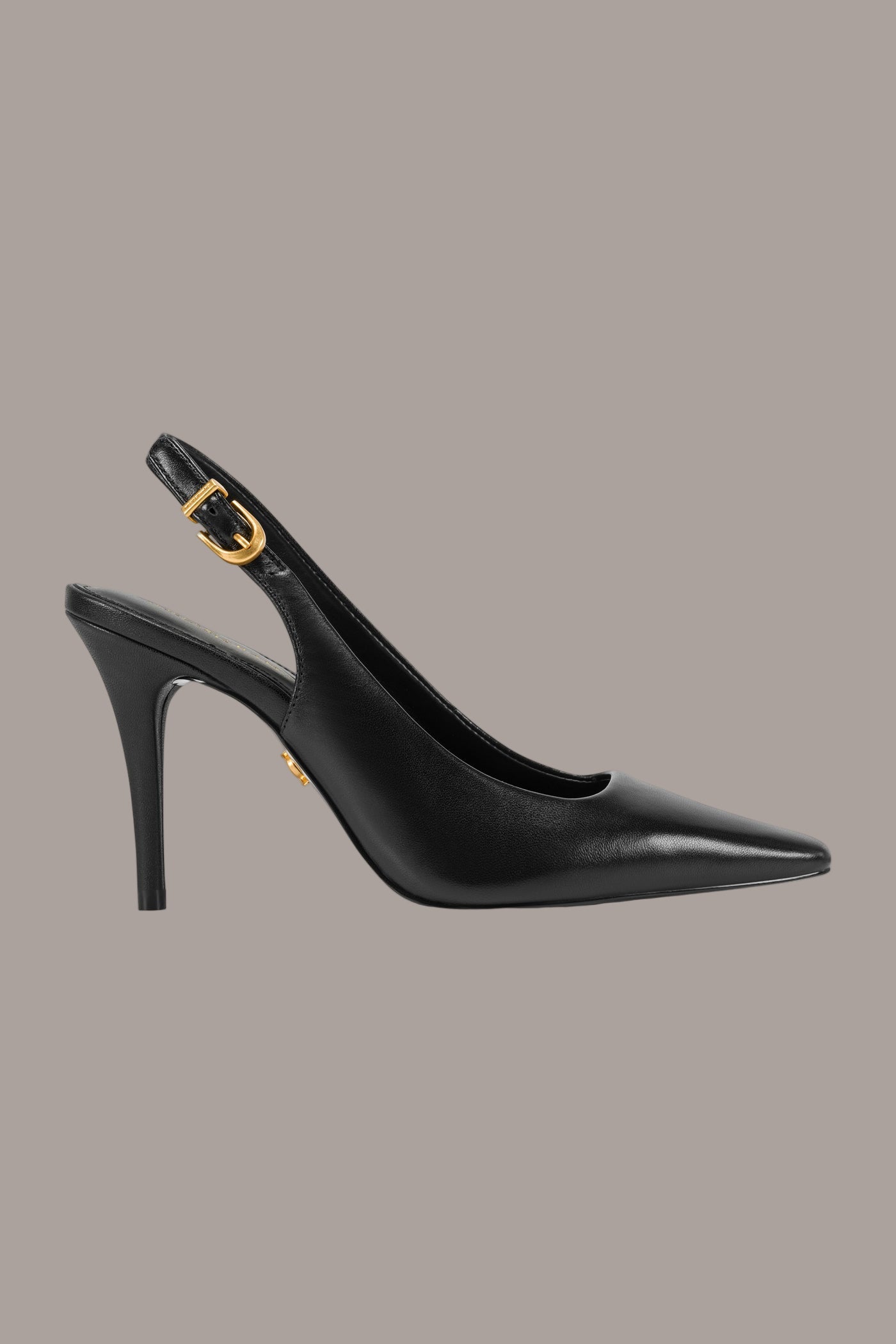 Black SADRINA II SLINGBACK PUMP Donna Karan