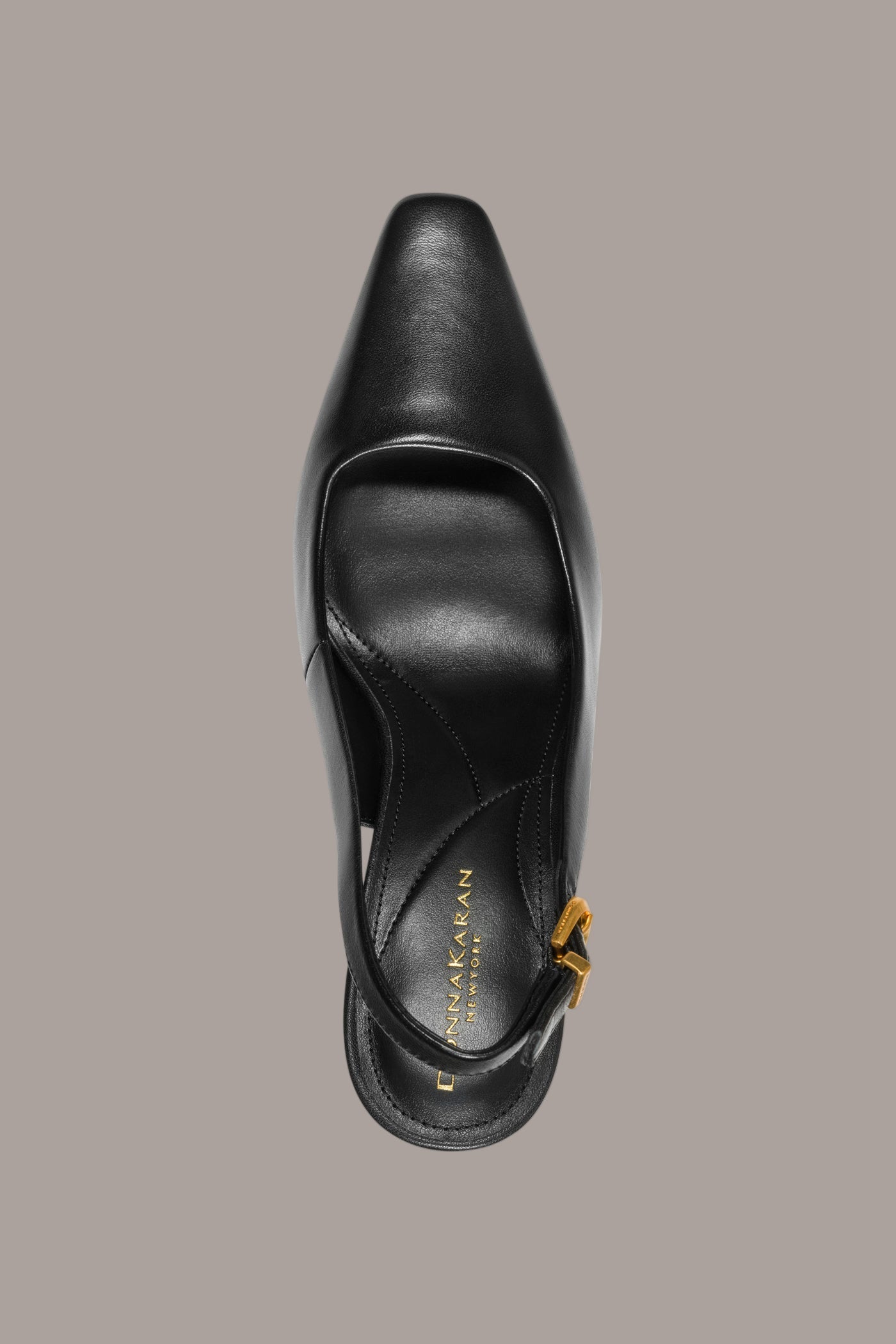 Black SADRINA II SLINGBACK PUMP Donna Karan