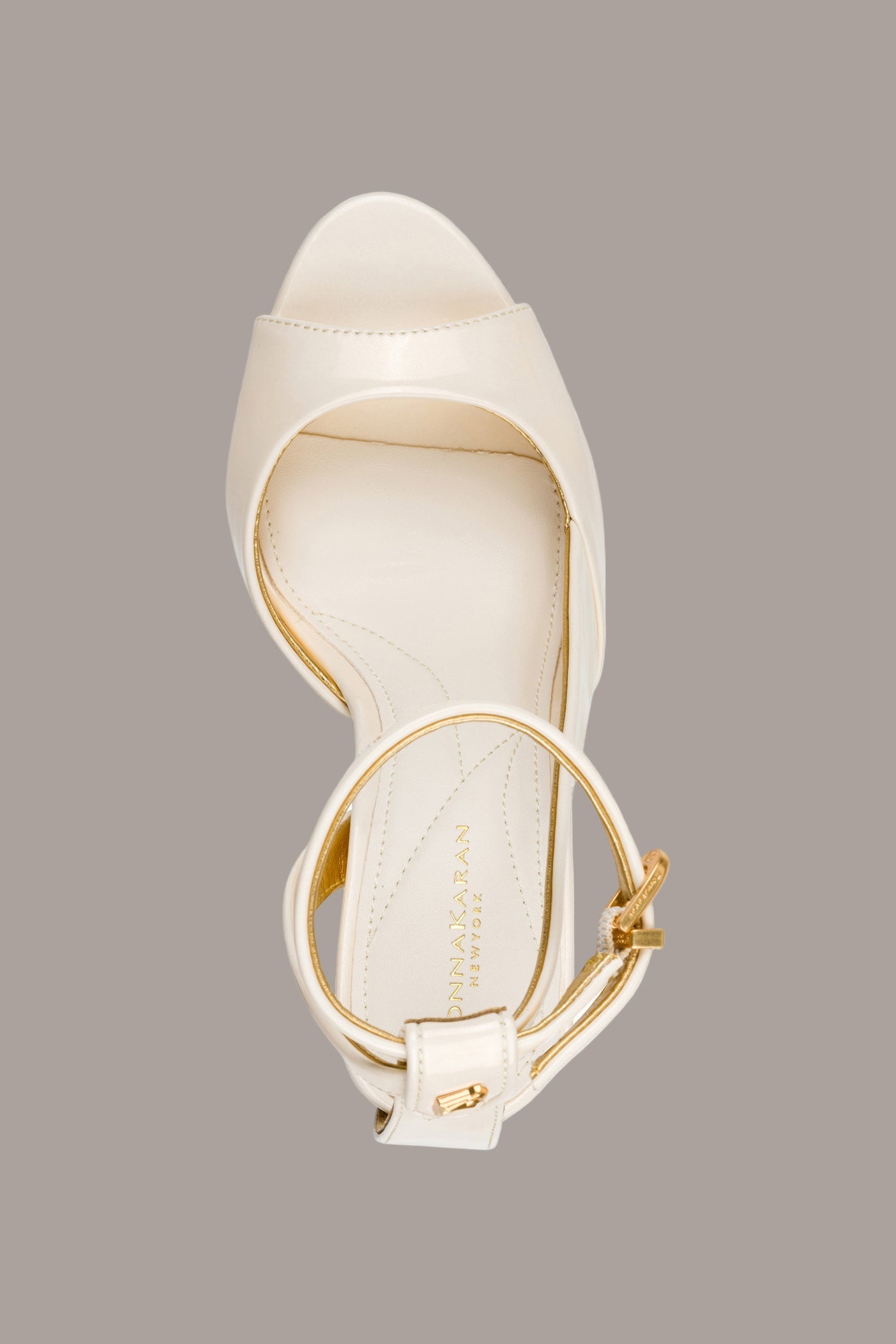 IVORY SOMERSET ANKLE STRAP SANDAL Donna Karan