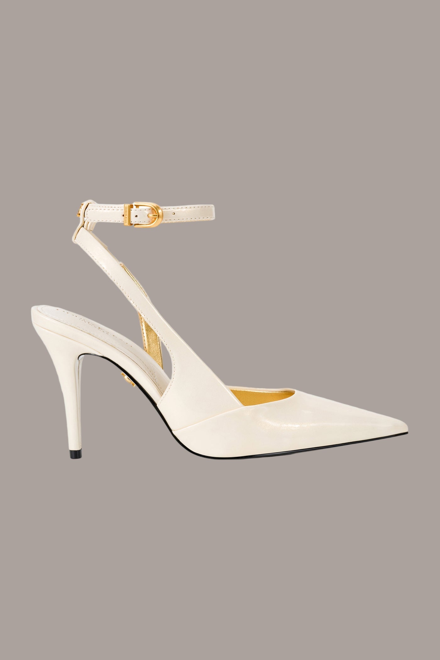 IVORY PINECREST ANKLE STRAP PUMP Donna Karan