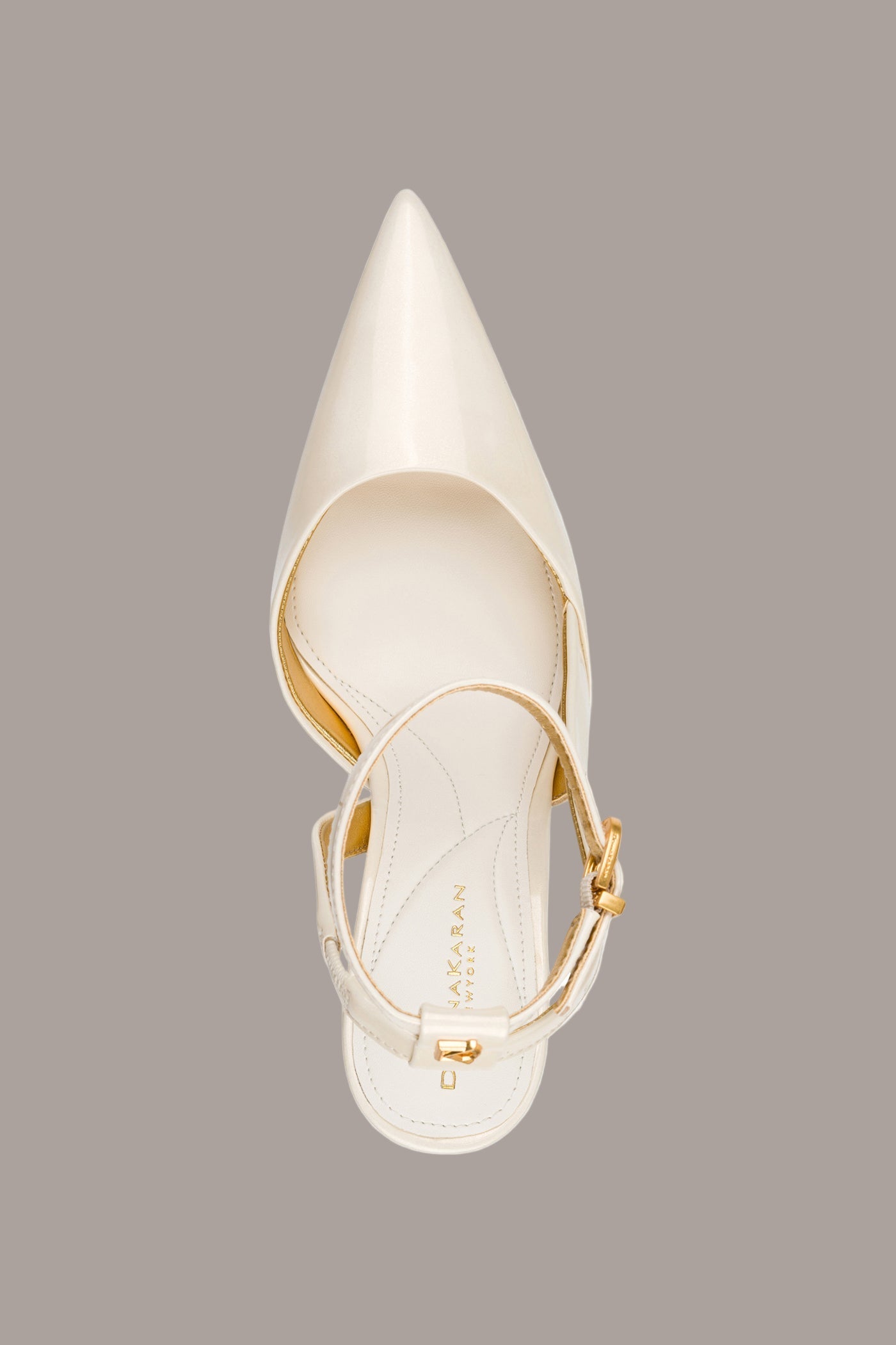IVORY PINECREST ANKLE STRAP PUMP Donna Karan