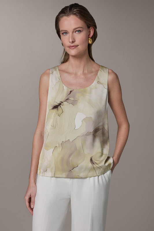 Citrus Multi SLEEVELESS FLORAL CAMI Donna Karan