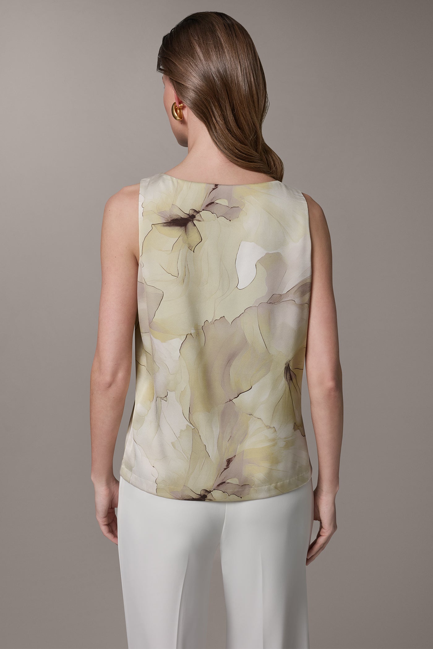 Citrus Multi SLEEVELESS FLORAL CAMI Donna Karan