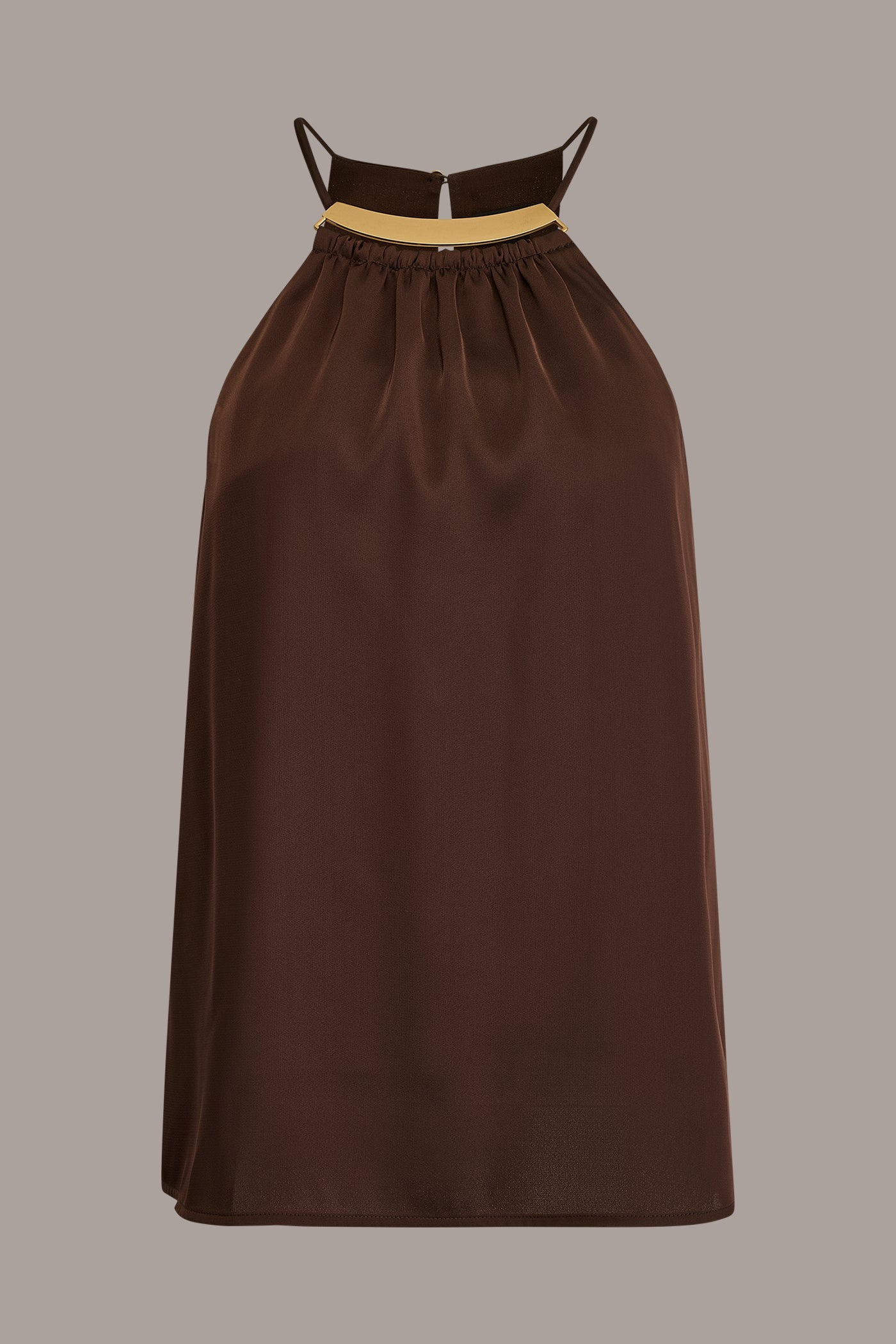 Canyon SLEEVELESS HALTER TOP Donna Karan