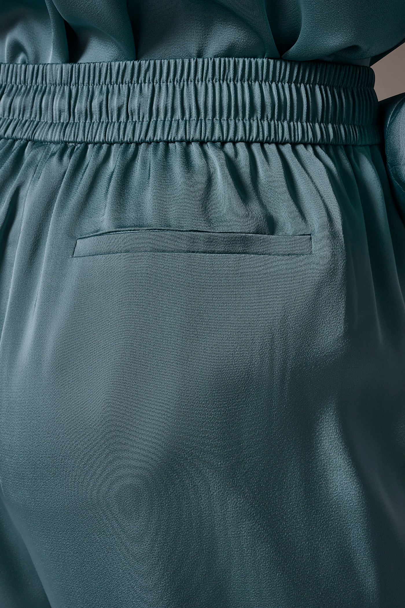 Waterlily SATIN HIGH-RISE WIDE-LEG PANT Donna Karan