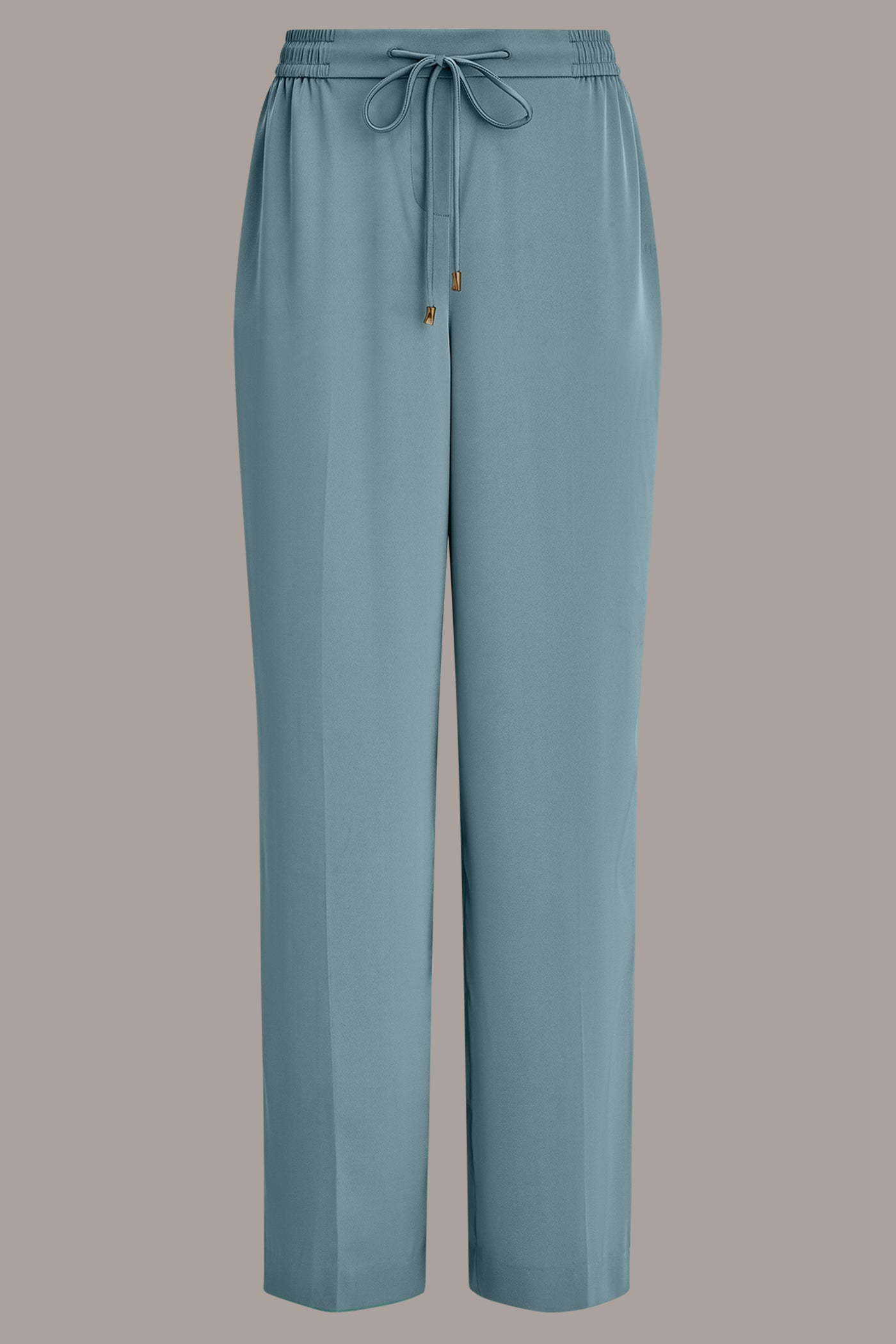 Waterlily SATIN HIGH-RISE WIDE-LEG PANT Donna Karan