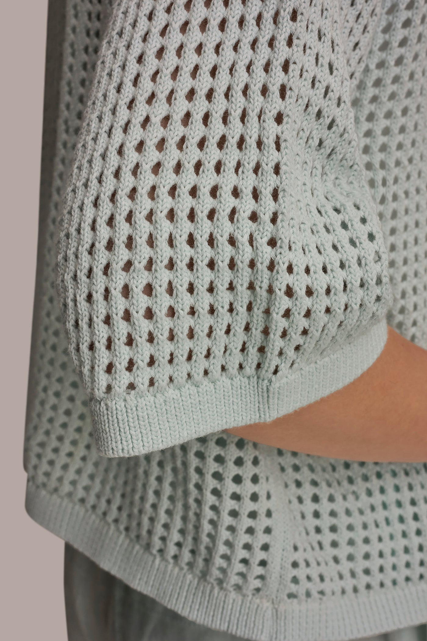 Skylight OPEN STITCH CARDIGAN Donna Karan
