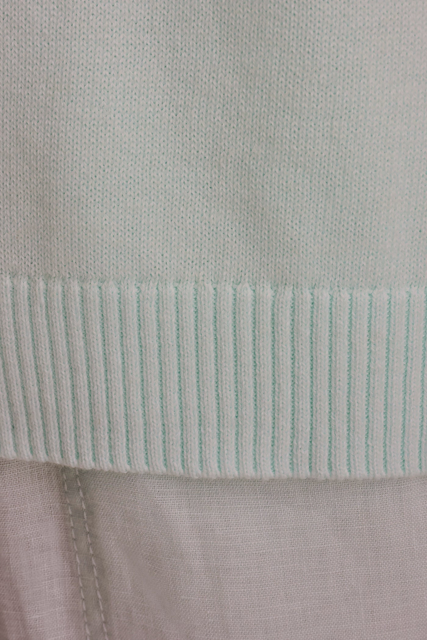 Skylight COTTON AND CASHMERE POLO SWEATER Donna Karan