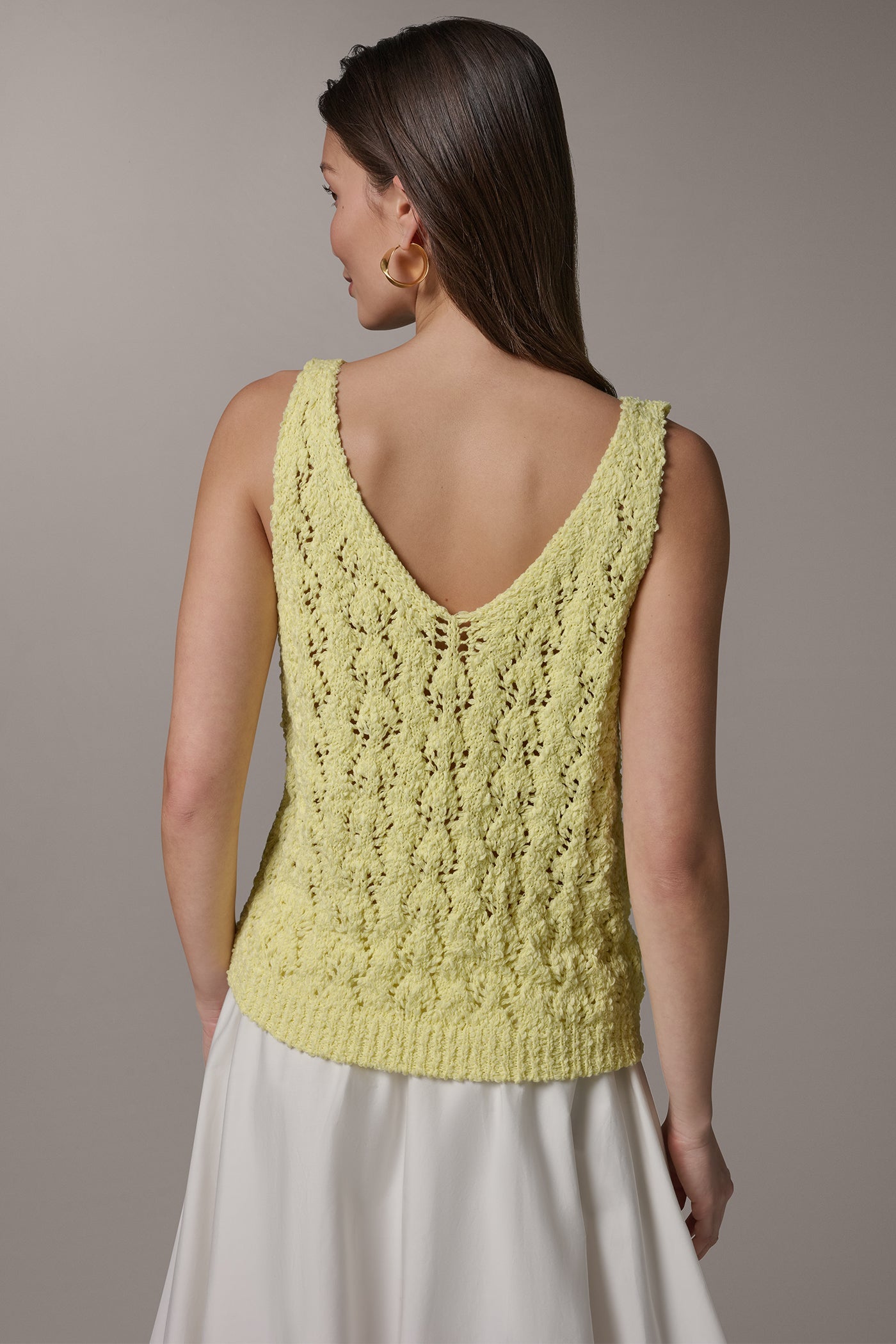 Limoncello SLEEVELESS SWEATER TANK Donna Karan