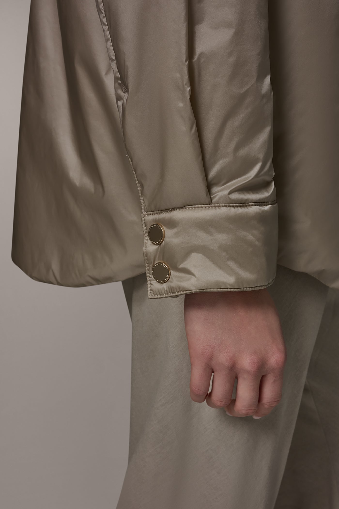 Sandstone LONG SLEEVE SHIRT JACKET Donna Karan