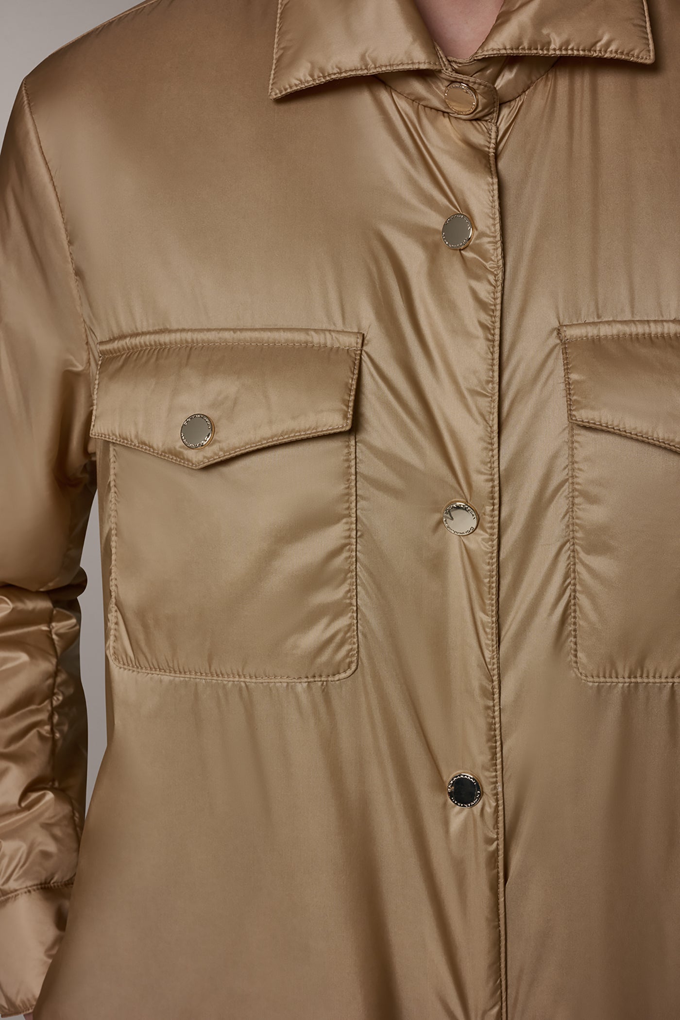 Fawn LONG SLEEVE SHIRT JACKET Donna Karan