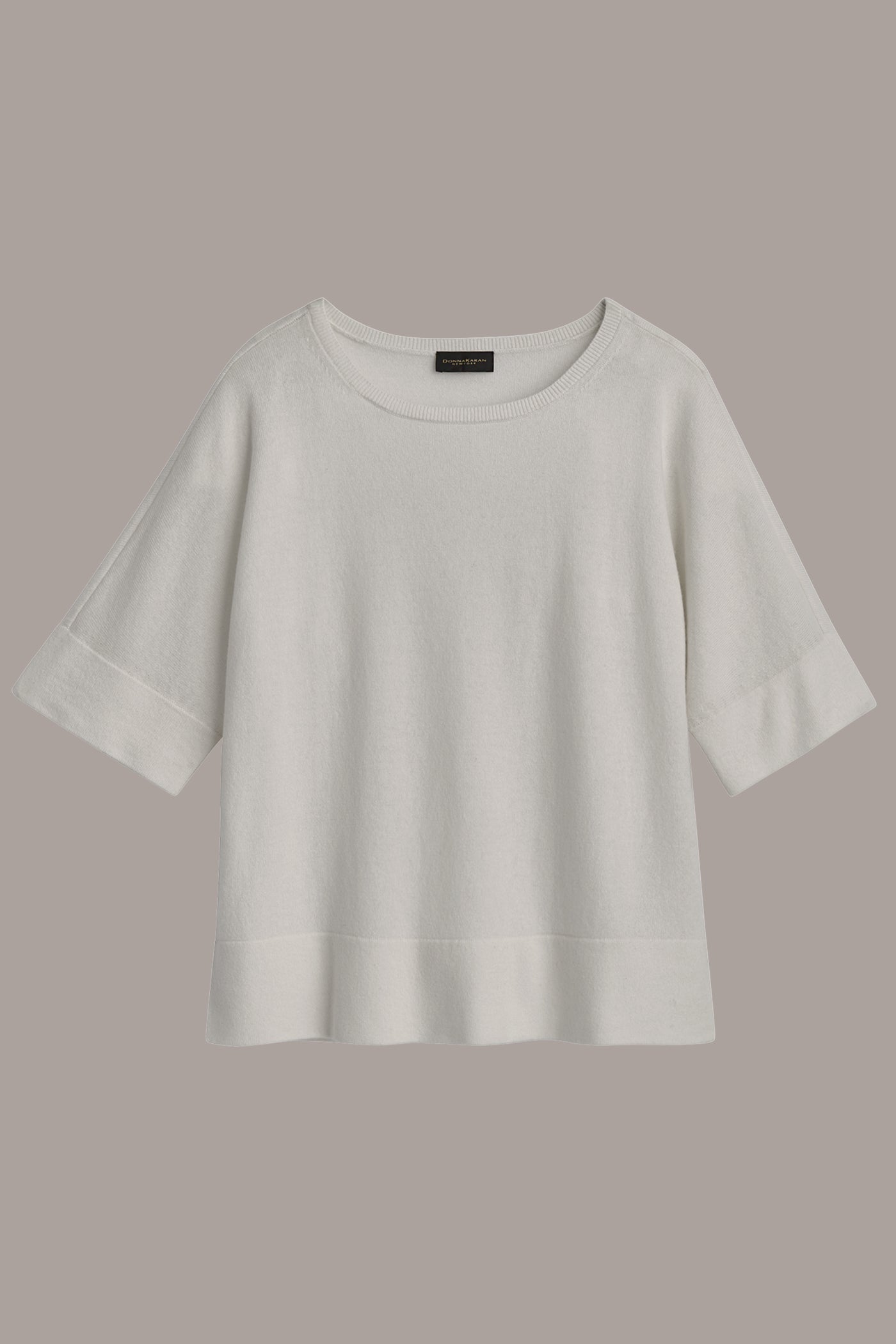 CREAM CASHMERE TOP Donna Karan