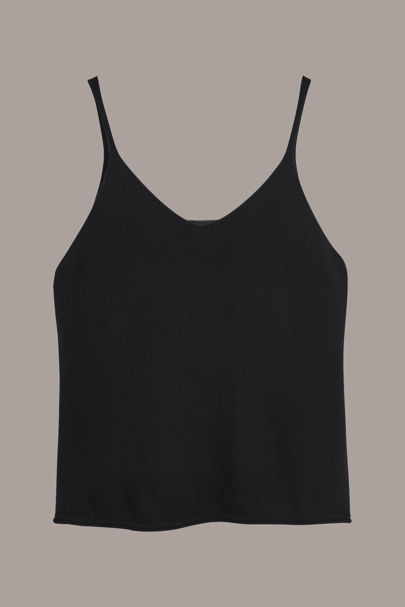 Black CASHMERE SHELL Donna Karan