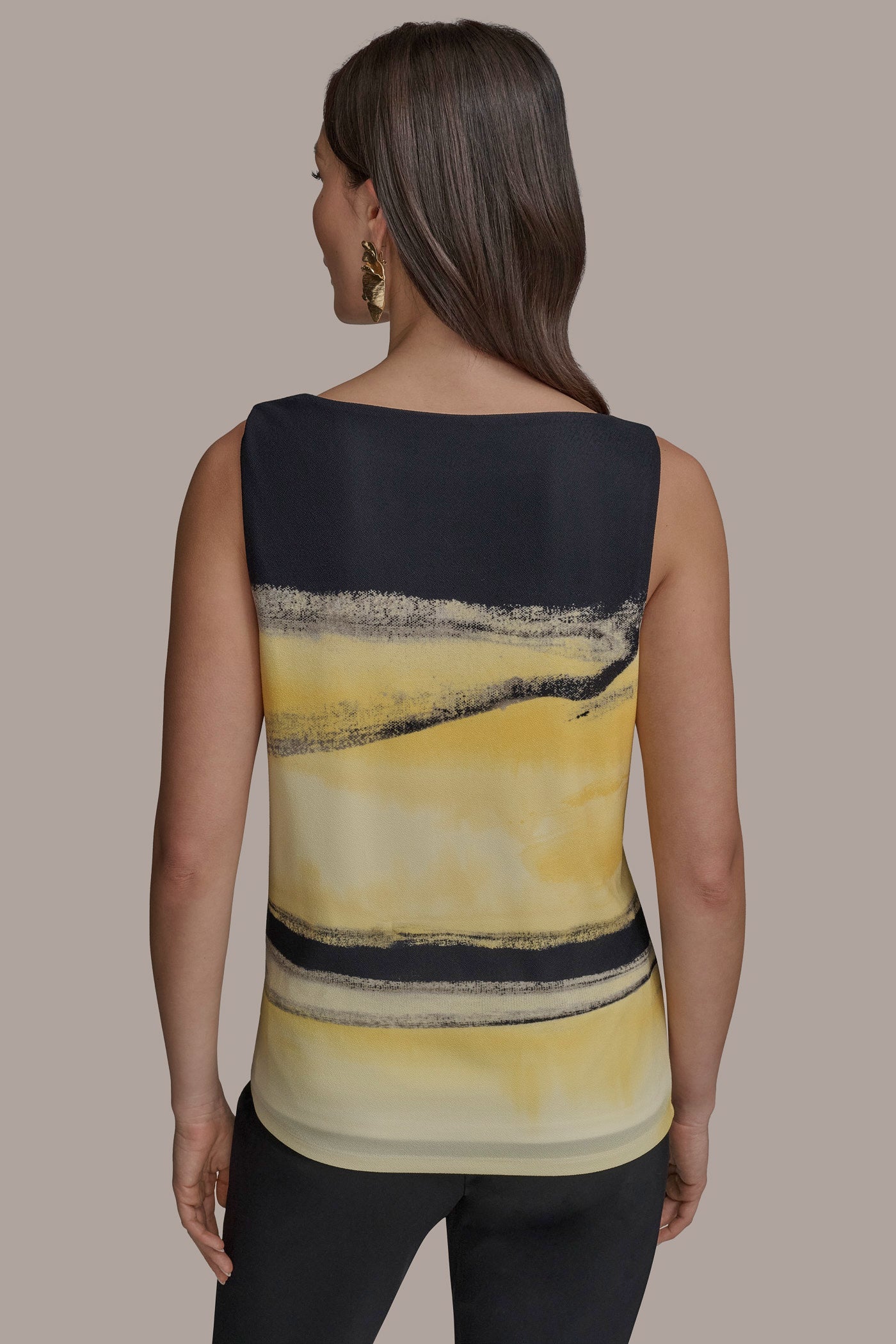 LIMONCELLO MULTI PART SLEEVELESS WITH U-HARDWARE NECK Donna Karan