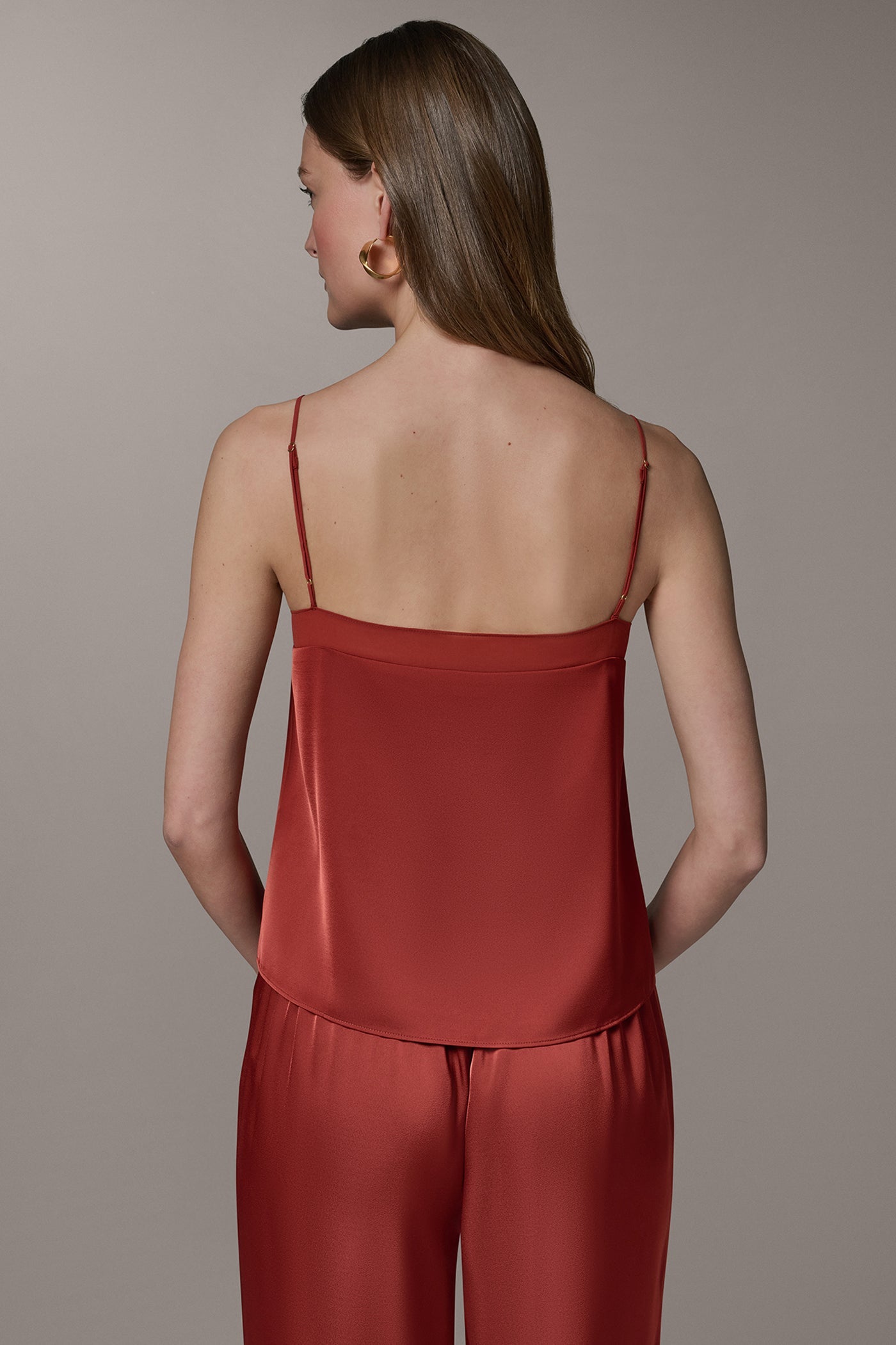 Sunbaked SLEEVELESS V-NECK CAMI Donna Karan