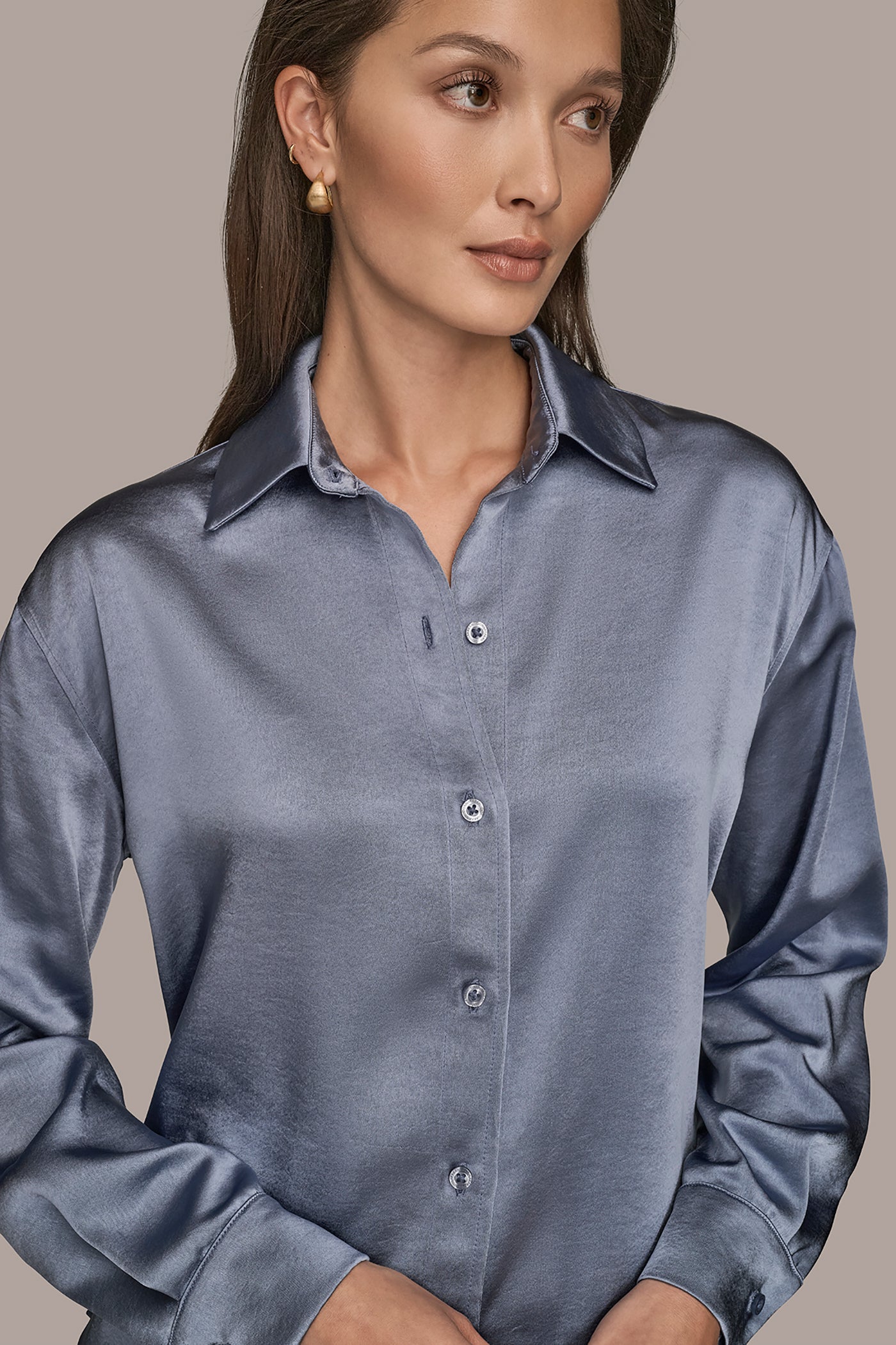 Tempest SATIN SHIRT Donna Karan
