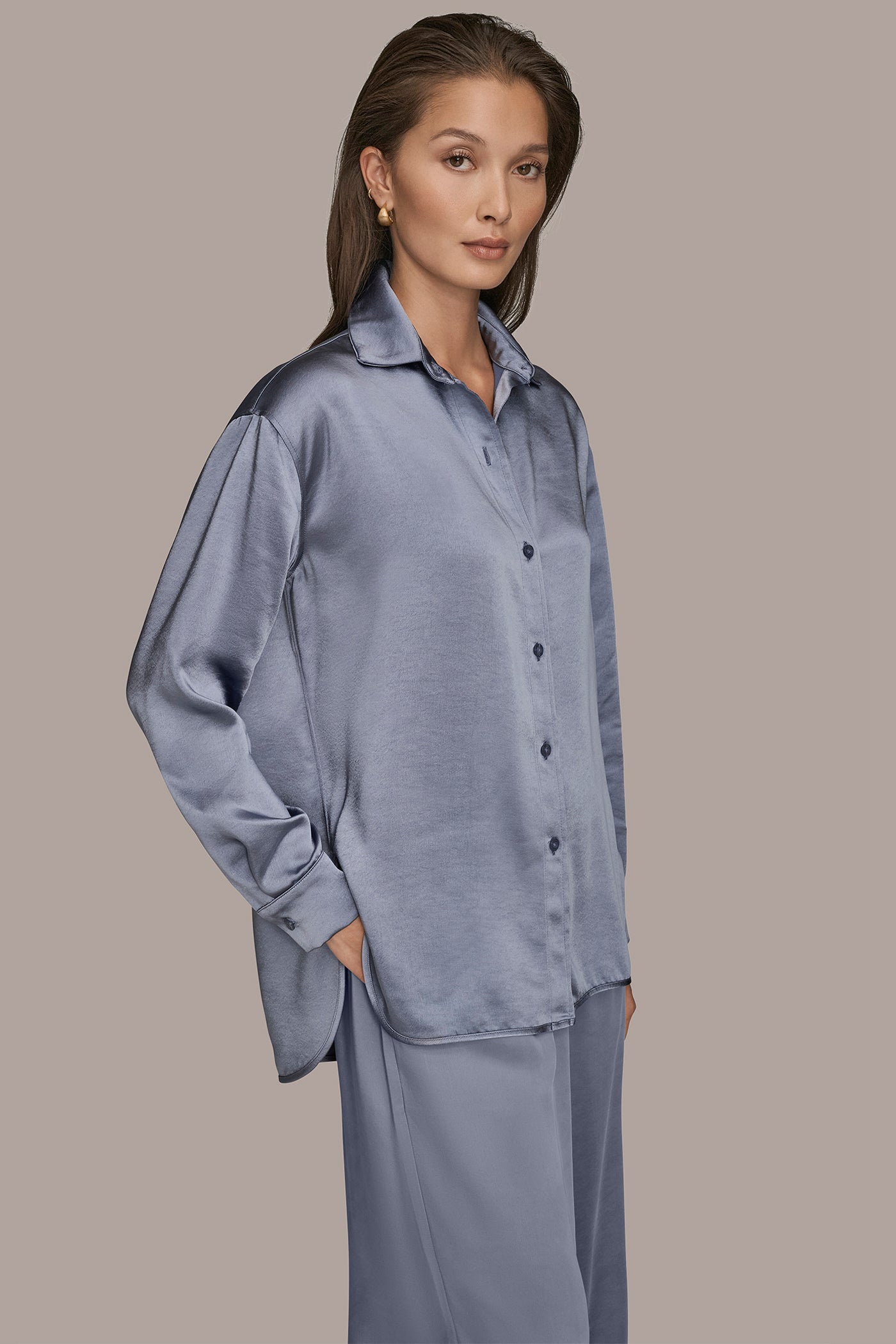 Tempest SATIN SHIRT Donna Karan
