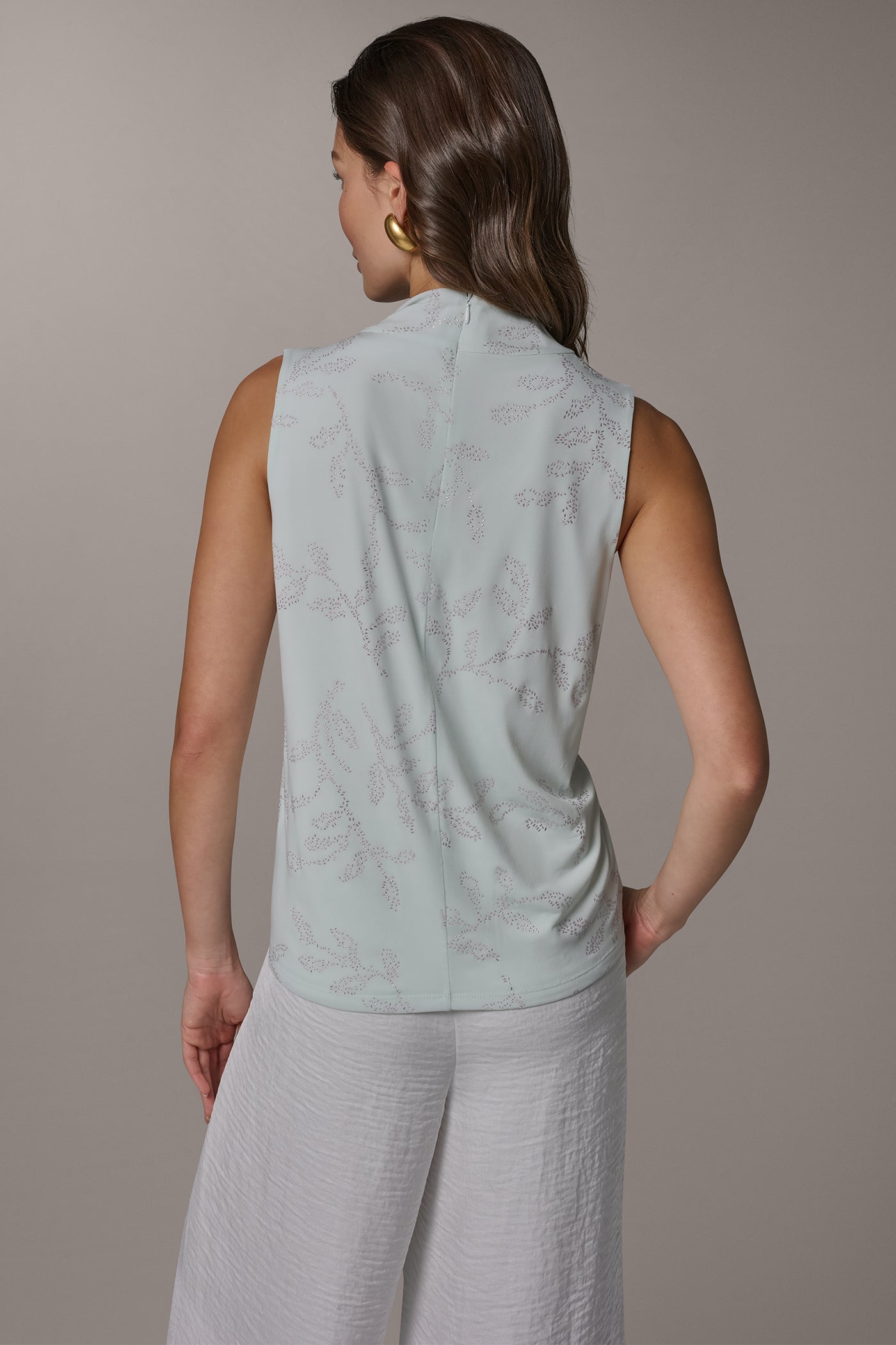 Skylight DRAPE TWIST SHOULDER BLOUSE Donna Karan