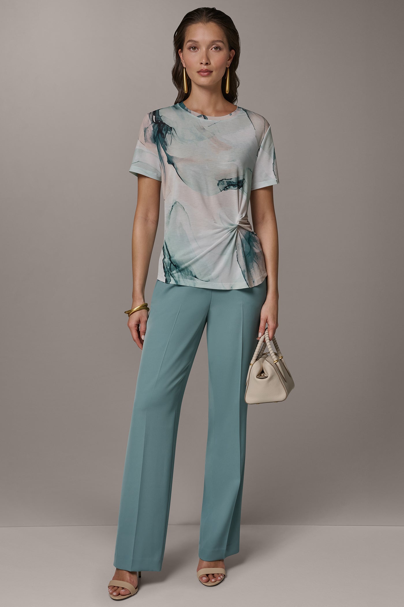 Skylight Multi SHORT-SLEEVE FLORAL SHIRT Donna Karan