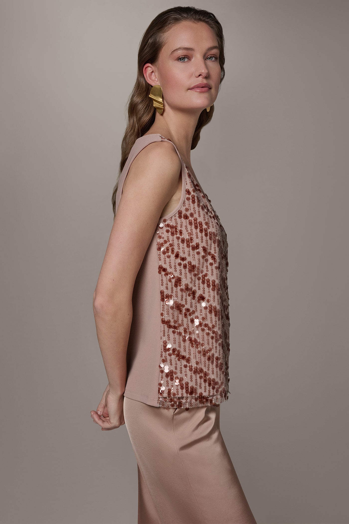 Umbria SEQUIN CAMISOLE Donna Karan
