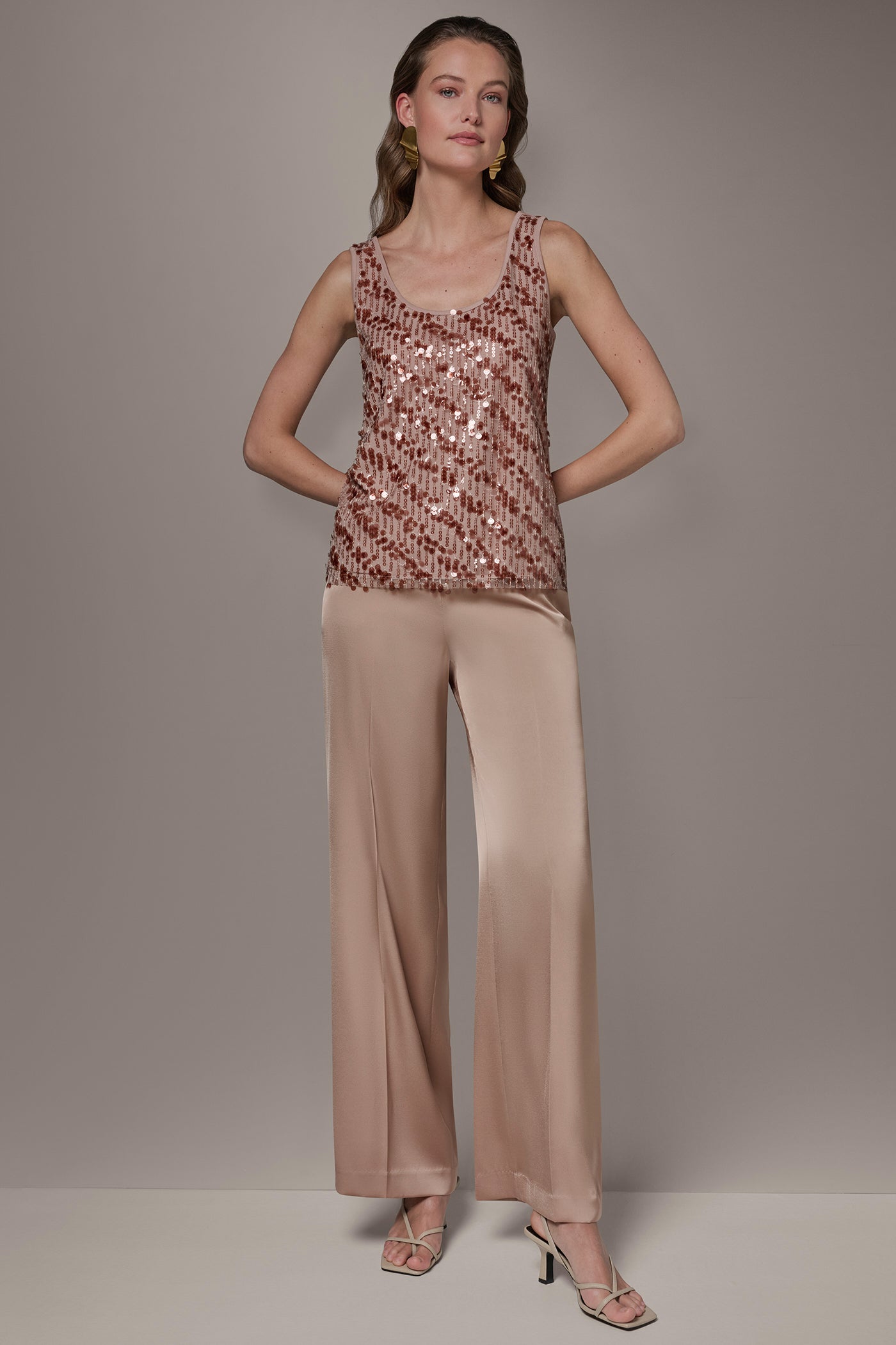 Umbria SEQUIN CAMISOLE Donna Karan