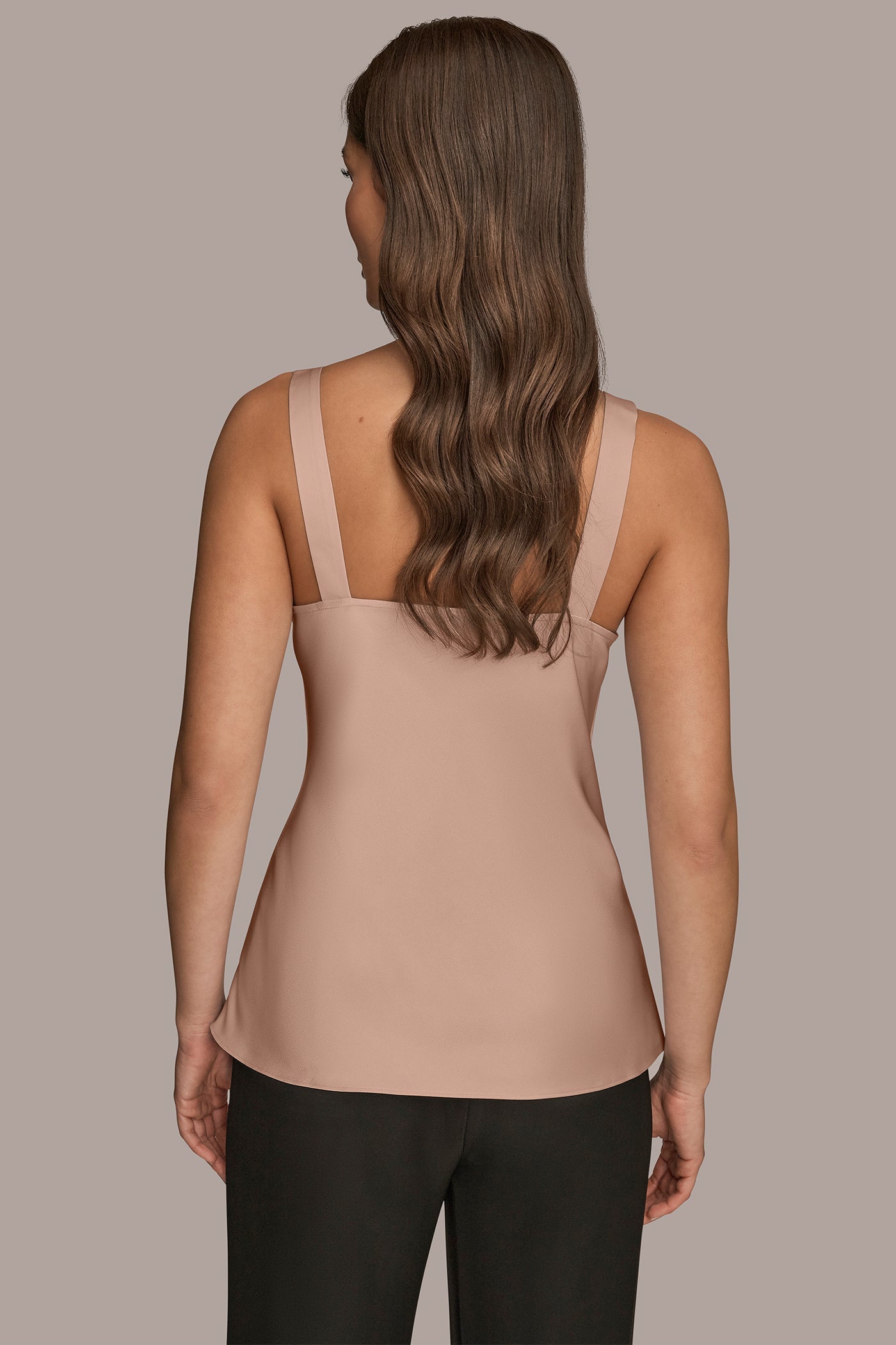 Umbria SATIN COWL-NECK CAMISOLE Donna Karan