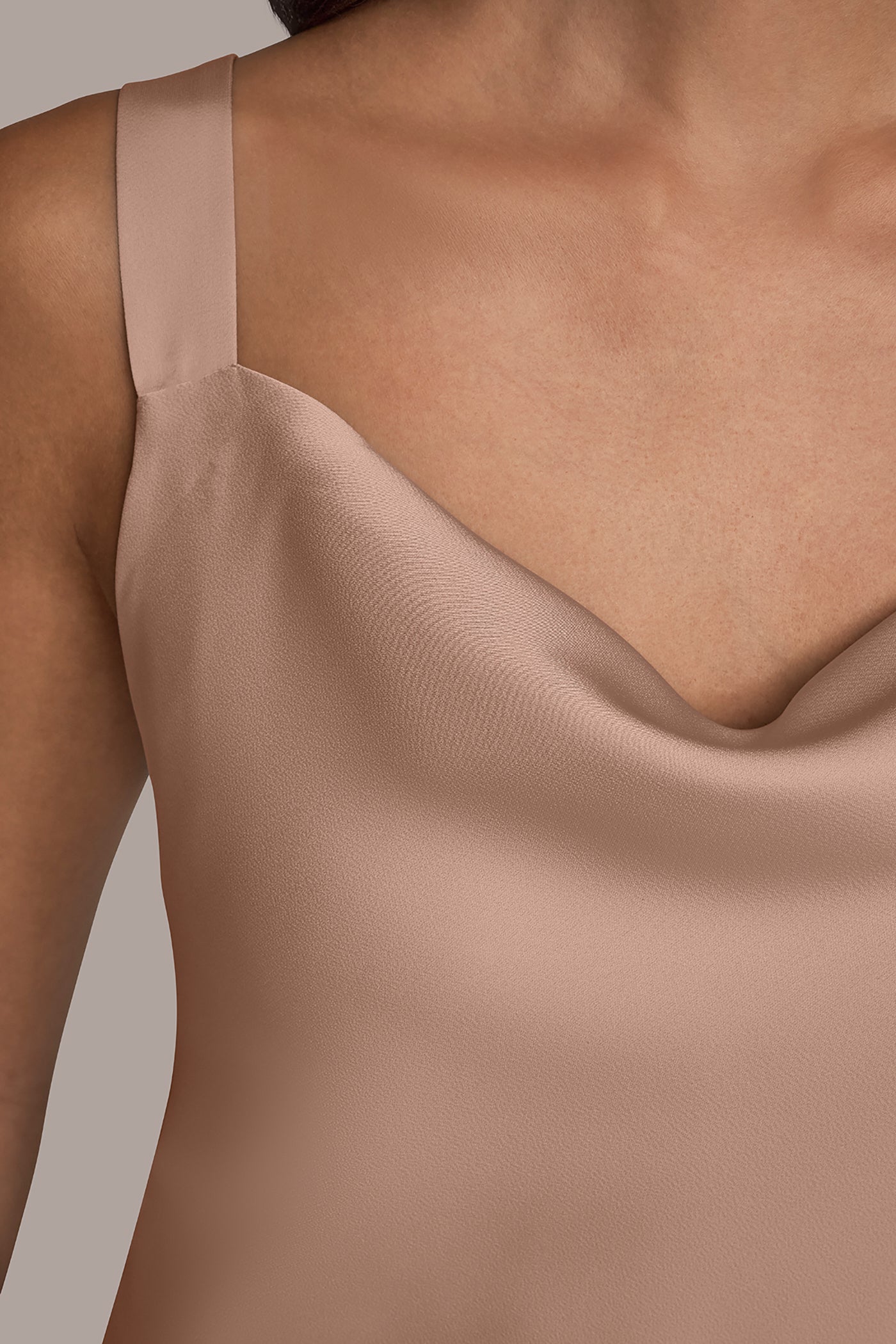 Umbria SATIN COWL-NECK CAMISOLE Donna Karan