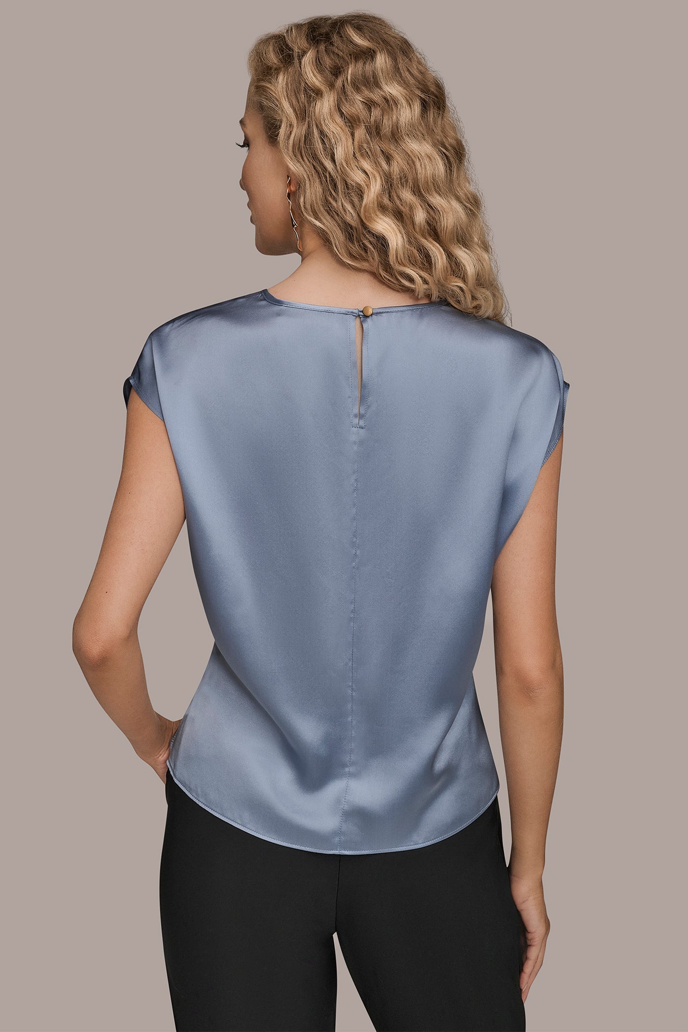 Tempest CAP SLEEVE BLOUSE Donna Karan